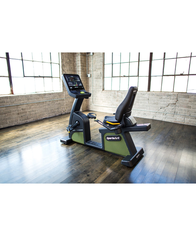 SportsArt G576R Status Eco-Powr Recumbent Cycle | 10-6892 - Play and Sync