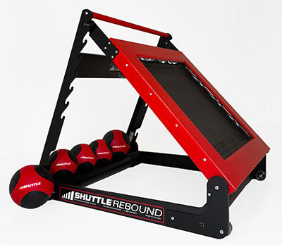 Shuttle Rebound Set with 5 Red Medicine Balls | 10-3115 - Play and Sync