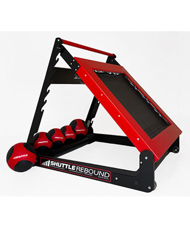 Shuttle Rebound Set with 5 Red Medicine Balls | 10-3115 - Play and Sync