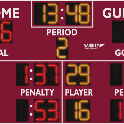 1250 Hockey/Lacrosse Scoreboard- Indoor