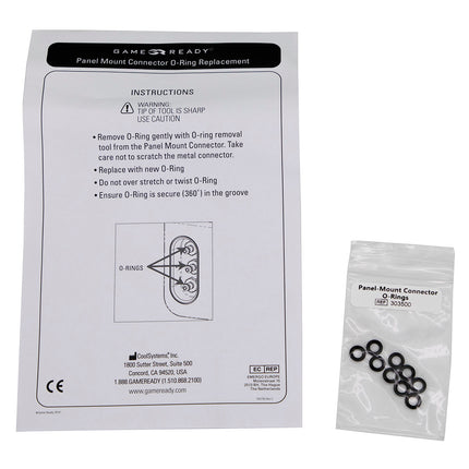 Game Ready Panel Mount Replacement O-Rings — 9 Pack 13-2612 - Play and Sync