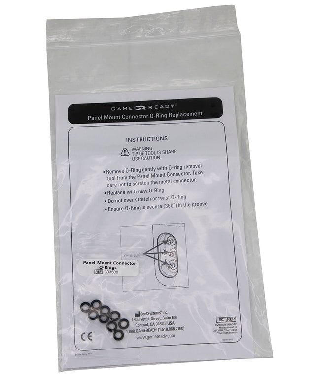 Game Ready Panel Mount Replacement O-Rings — 9 Pack 13-2612 - Play and Sync