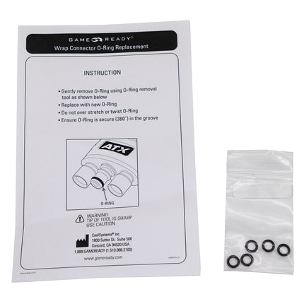 Game Ready Wrap Replacement O-Rings — 5 Pack 13-2614 - Play and Sync