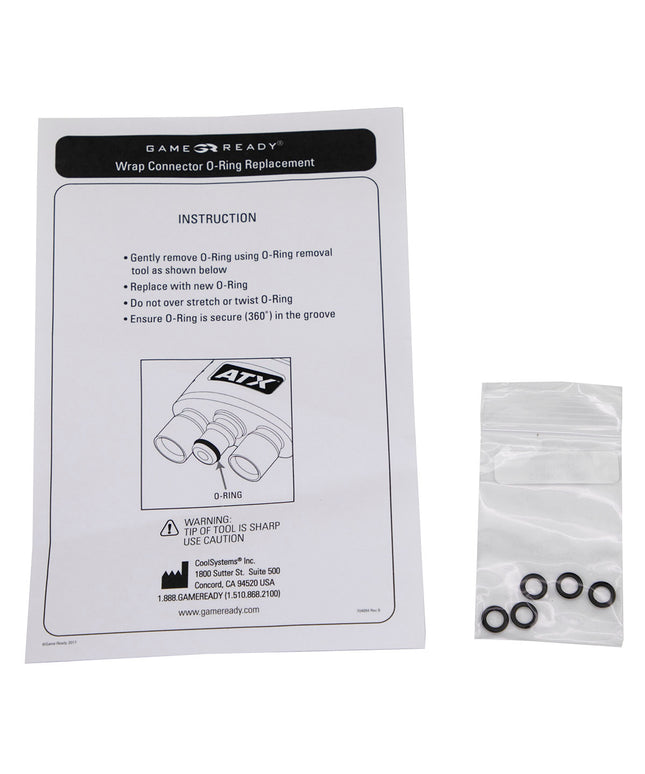 Game Ready Wrap Replacement O-Rings — 5 Pack 13-2614 - Play and Sync