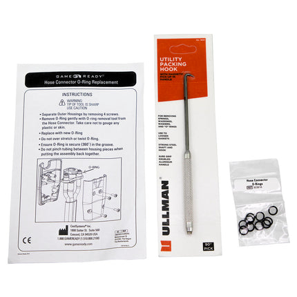 Game Ready Hose O-Ring Replacement Kit with Tool 13-2615 - Play and Sync