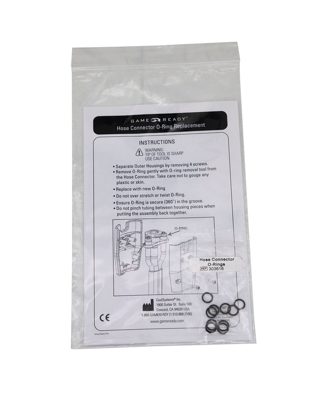Game Ready Hose Replacement O-Rings — 10 Pack 13-2616 - Play and Sync