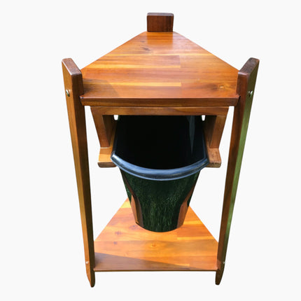 Har-Tru Acacia Wooden Cooler Stand 132-3900 - Play and Sync