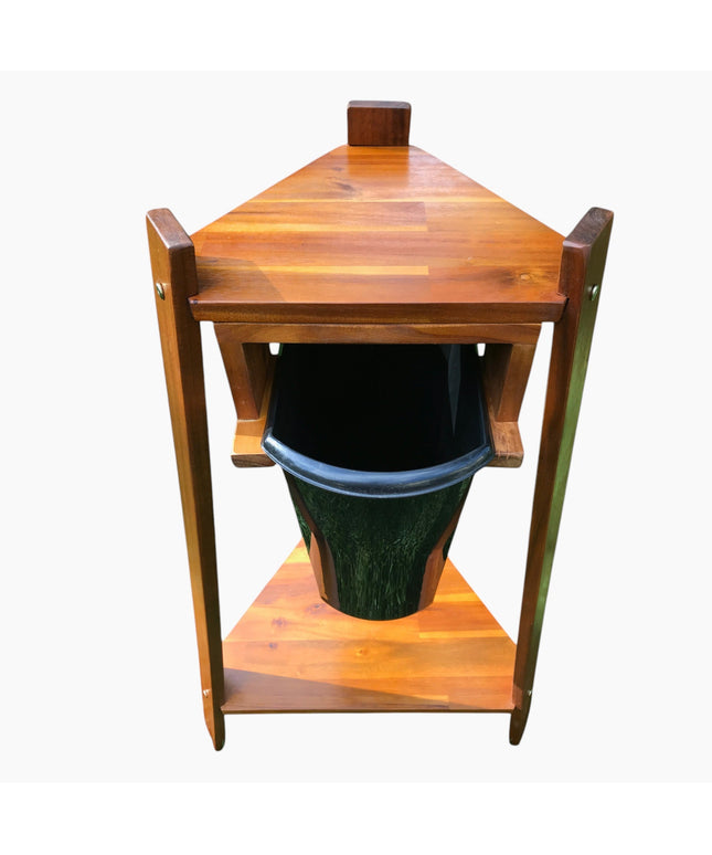 Har-Tru Acacia Wooden Cooler Stand 132-3900 - Play and Sync