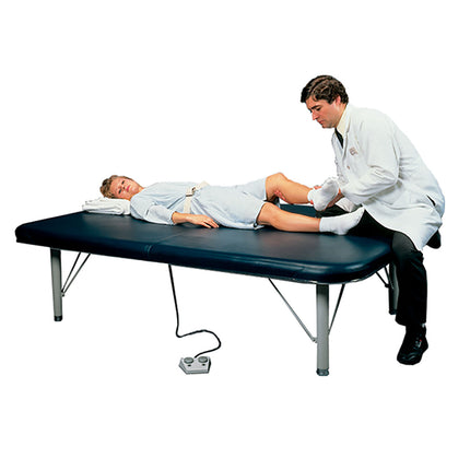 Tri W-G Mat Table, Motorized Hi-Lo (23.25"-34.75"H), 600 lb 15-5025 In Use - Play and Sync