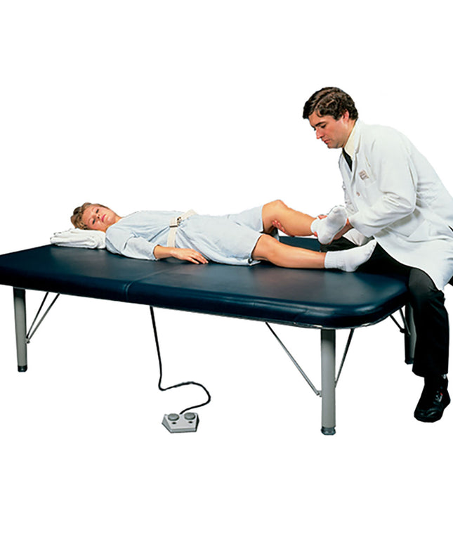 Tri W-G Mat Table, Motorized Hi-Lo (23.25"-34.75"H), 600 lb 15-5025 In Use - Play and Sync