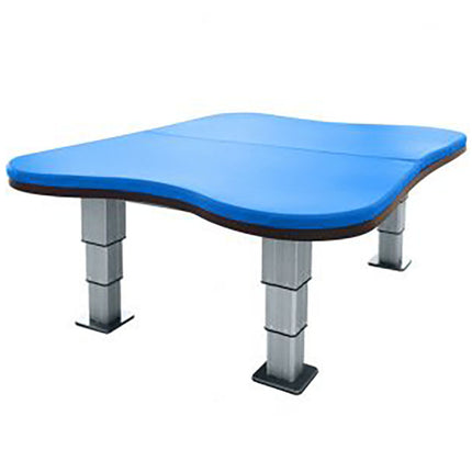 Tri W-G Mat Table, Bariatric Motorized Hi-Lo, Hourglass Top (17.25"-33"H), 750 lb 15-5047 - Play and Sync