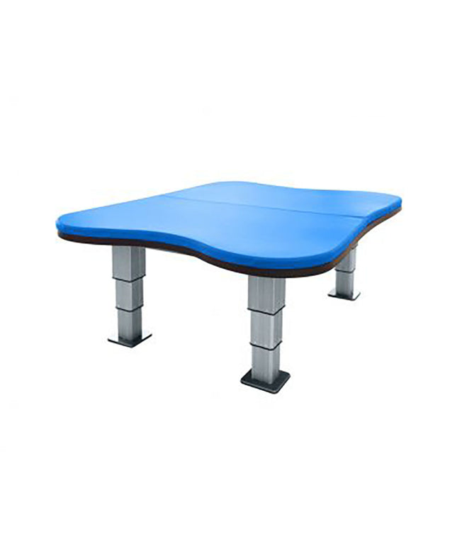 Tri W-G Mat Table, Bariatric Motorized Hi-Lo, Hourglass Top (17.25"-33"H), 750 lb 15-5047 - Play and Sync