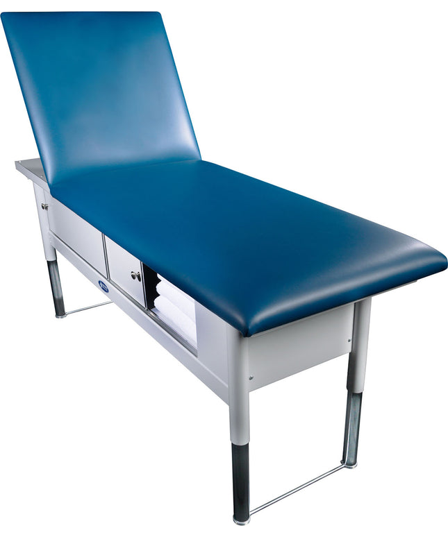 Tri W-G Treatment Table, Motorized Hi-Lo, Raised Back, 28" x 80", 500 lb 15-5082 - Play and Sync