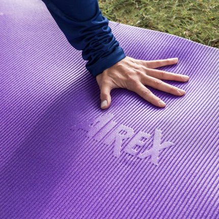 Airex Pilates 190 Exercise Mat, 75" x 24" x 0.3" 32-1232BLK - Play and Sync
