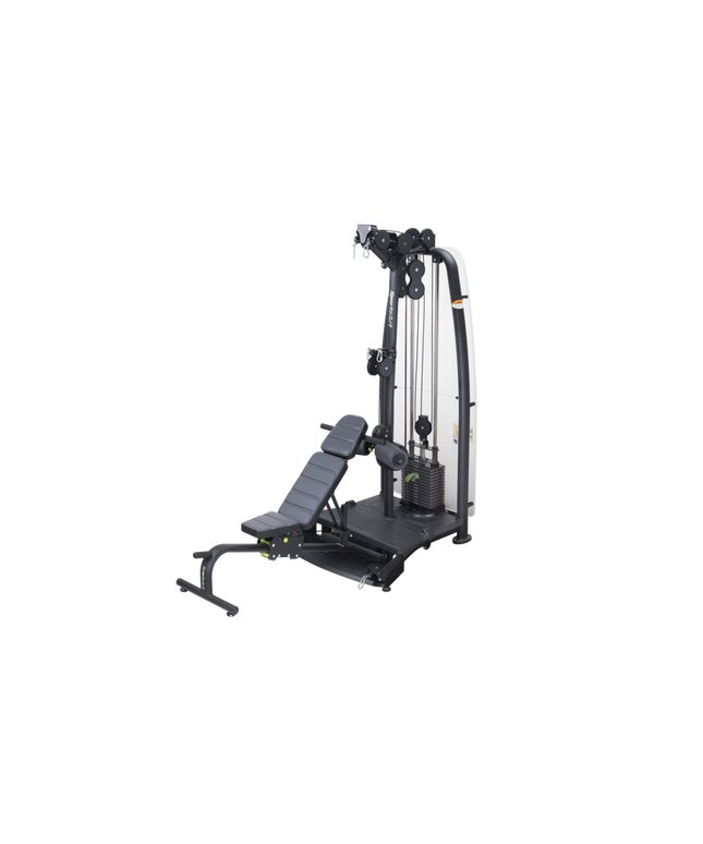 SportsArt A93 Performance Gym Functional Trainer with Bench | 10-6987 - Play and Sync