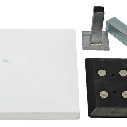 Trigon Sports Magnetic Safety Base with Anchors and Shear Plates BBMAG - Play and Sync