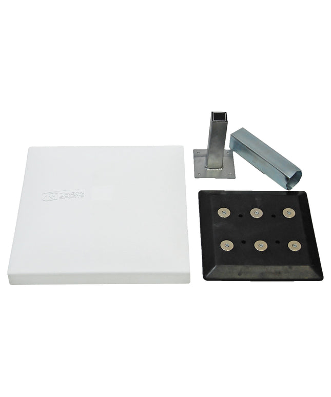 Trigon Sports Magnetic Safety Base with Anchors and Shear Plates BBMAG - Play and Sync