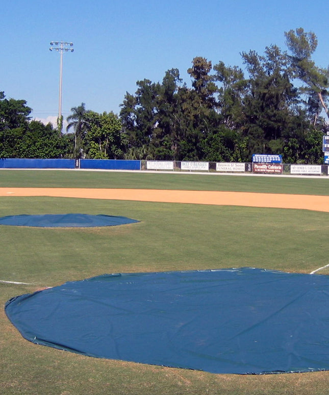 Jaypro Sports Baseball Rain Cover with Ground Stakes (12 ft. Round) | BBRC12