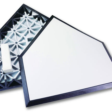 Trigon Sports Molded Rubber Home Plate with Anchor BHPMR - Play and Sync
