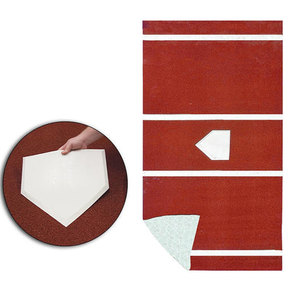 Jaypro Sports Batting Mat (6 ft. x 12 ft.) (Clay) | BML612CL