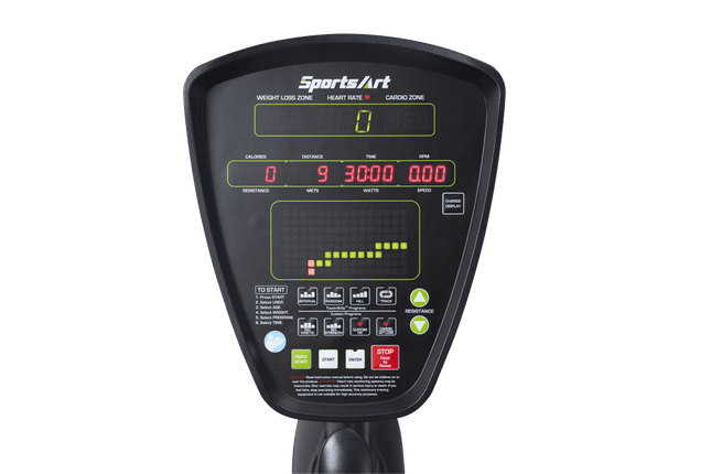 SportsArt C521M Medical Bi-Directional Cycle | 10-6083 - Play and Sync
