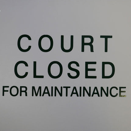 Har-Tru "Court Closed for Maintenance" Court Sign 140-53 - Play and Sync