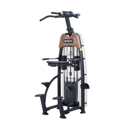 SportsArt N911 Status Assisted Chin-Up and Tricep Dip | 10-6950 - Play and Sync