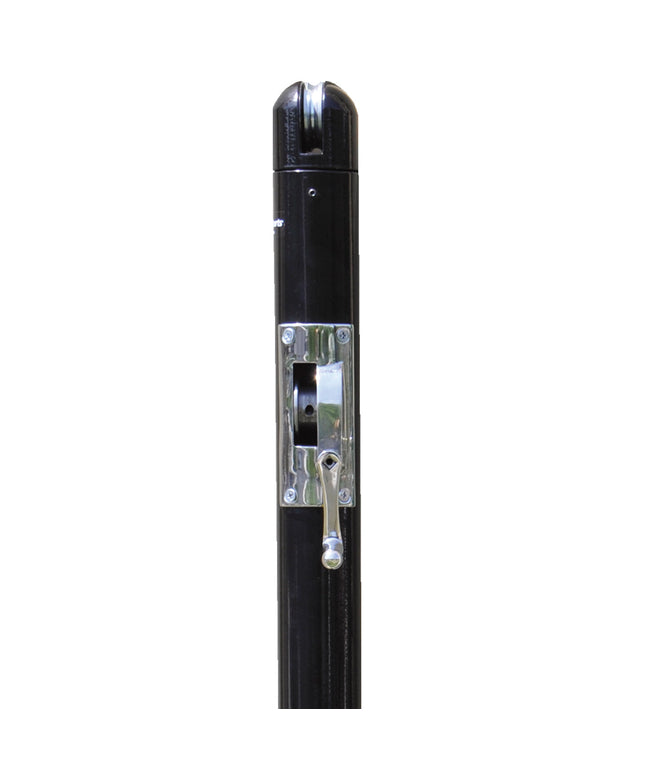 Jaypro Sports Pickleball Post - 2-7/8 in. Post with Internal Winch PKB278-BK - Play and Sync