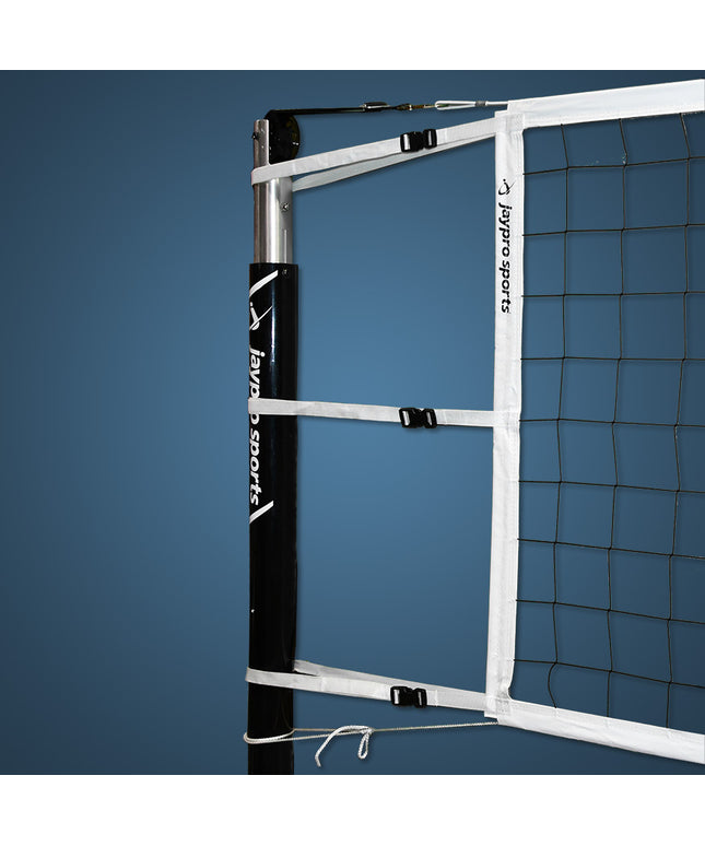 Jaypro Sports Volleyball Net - Competition (32 ft. L x 39 in. H) PVBN-3 - Play and Sync
