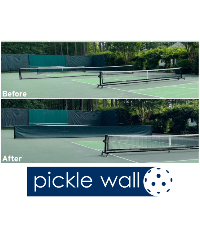 Putterman Athletics Pickle Wall Divider - Play and Sync