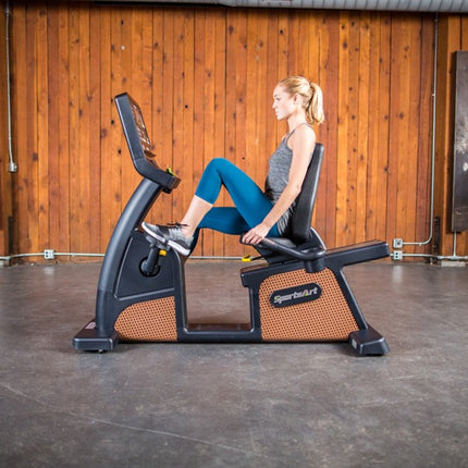 SportsArt C576R Status Eco-Natural Recumbent Cycle | 10-6871 - Play and Sync