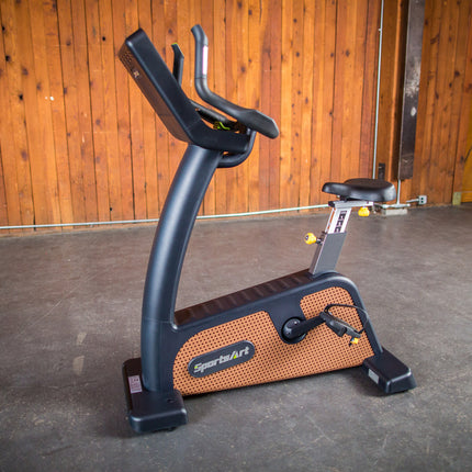 SportsArt C576U Status Eco-Natural Upright Cycle | 10-6869 - Play and Sync