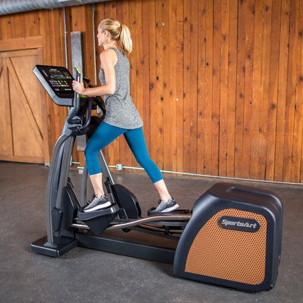 SportsArt E876 Status Eco Natural Elliptical | 10-6862 - Play and Sync