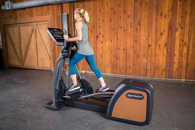 SportsArt E876 Status Eco Natural Elliptical | 10-6862 - Play and Sync