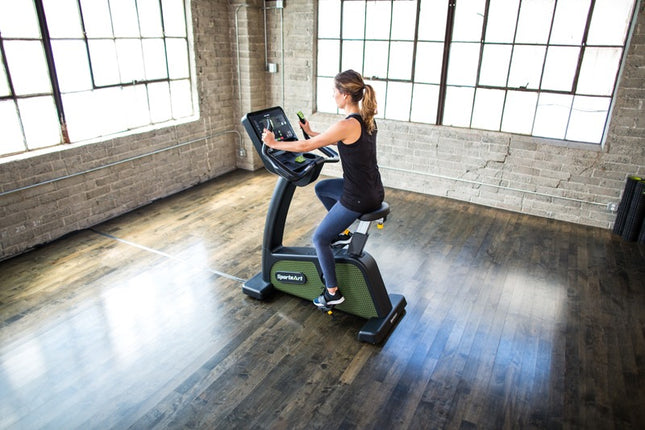 SportsArt G576U Status Eco-Powr Upright Cycle | 10-6893 - Play and Sync