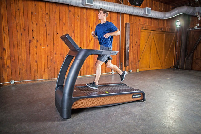 SportsArt N685 Status Verde Eco-Natural Treadmill, Unmotorized | 10-6855 - Play and Sync