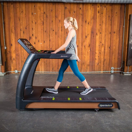 SportsArt T676 Status Eco-Natural Treadmill | 10-6856 - Play and Sync