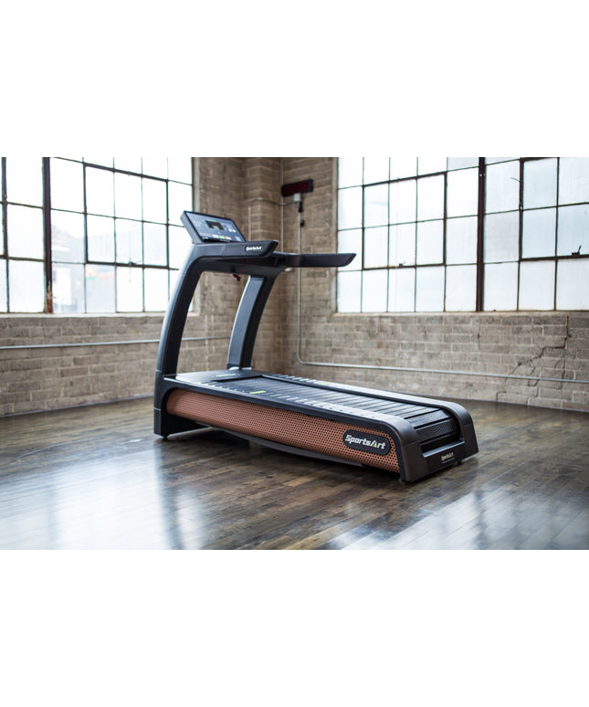 SportsArt N685 Status Verde Eco-Natural Treadmill, Unmotorized | 10-6855 - Play and Sync