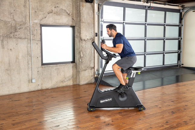 SportsArt C574U Elite Eco-Natural Upright Cycle | 10-6873 - Play and Sync