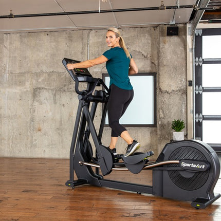 SportsArt E874 Elite Eco-Natural Elliptical | 10-6864 - Play and Sync