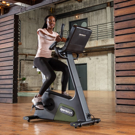 SportsArt G574U Elite Eco-Powr Upright Cycle | 10-6889 - Play and Sync