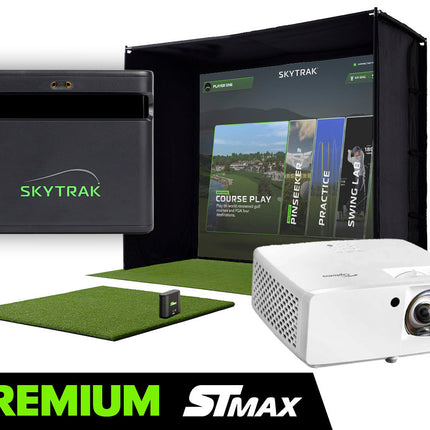 SKYTRAK ST MAX Golf Simulator | Premium Studio Package