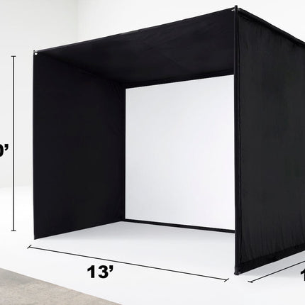 SKYTRAK Golf Simulator Enclosure | Professional High Impact Home Studio Bay