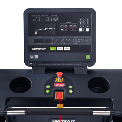 SportsArt T661M Medical Treadmill with Long Handrail | 10-6897 - Play and Sync