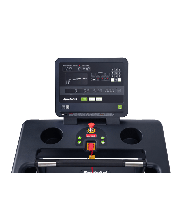 SportsArt T661M Medical Treadmill with Long Handrail | 10-6897 - Play and Sync