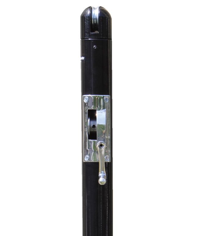 Jaypro Sports Tennis Posts - (2-7/8 in. Post) (Outdoor) - Internal Winch (Round)