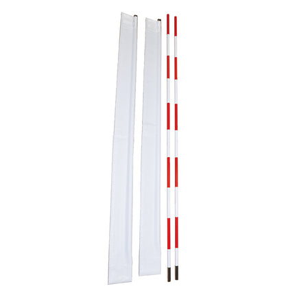 Jaypro Sports Volleyball Net Antennas with Sleeves (36 in. and 39 in. Nets) VBA-4 - Play and Sync
