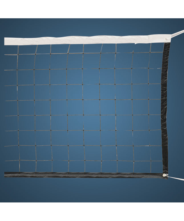 Jaypro Sports Volleyball Replacement Net with Rope Cable (32 ft. L x 36 in. H) VBN-32 - Play and Sync