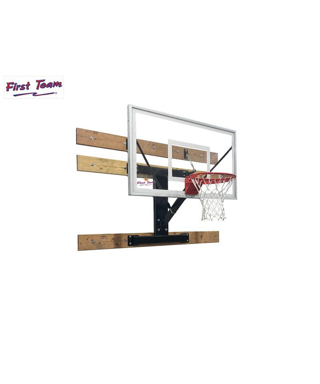 First Team VersiSport Fixed Wall Mount Basketball Goal VersiSport II - Play and Sync
