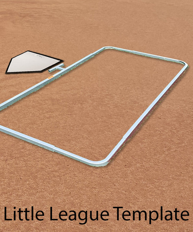 Jaypro Sports Batter's Box Template Official 4x6 ft. BBTMOFF - Play and Sync